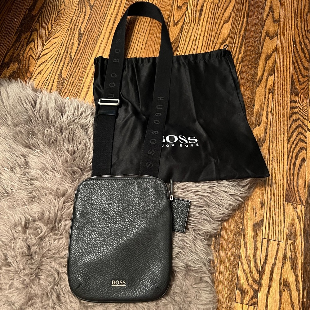 Boss by Hugo Boss Leather Crossbody